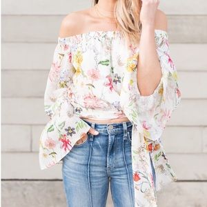 Parker floral print blouse